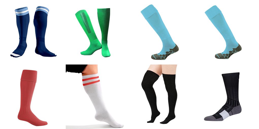 adult plus size football socks